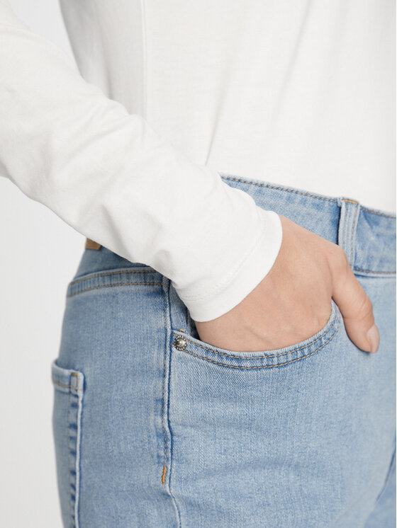 JDY JDY Dolčevita 15165633 Bijela Slim Fit