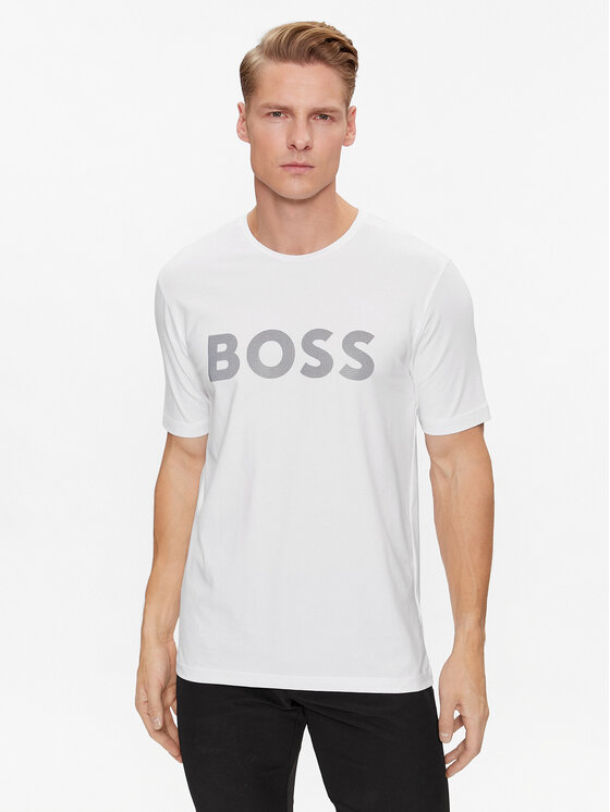 BOSS Boss Tričko Tee 8 50501195 Biela Regular Fit