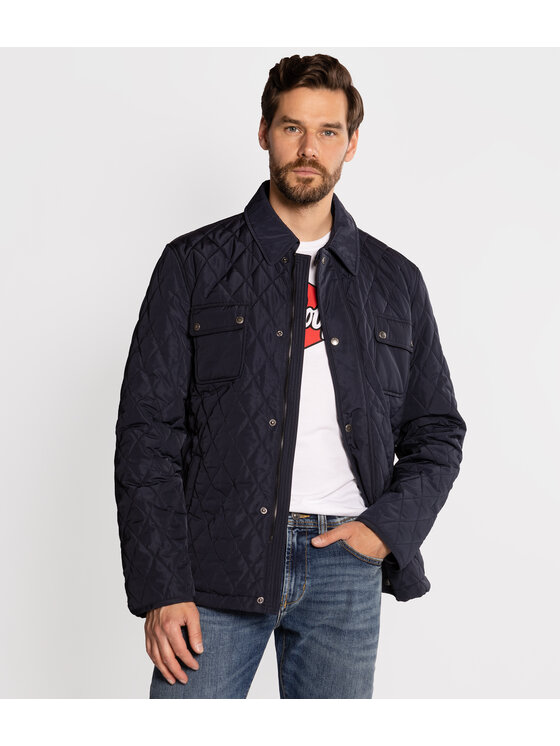 Lee Cooper Lee Cooper Kurtka zimowa LUCIANO Granatowy Regular Fit
