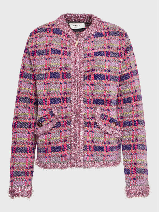 Blugirl Blumarine Blugirl Blumarine Kardiganas RF2037-MA293 Violetinė Regular Fit