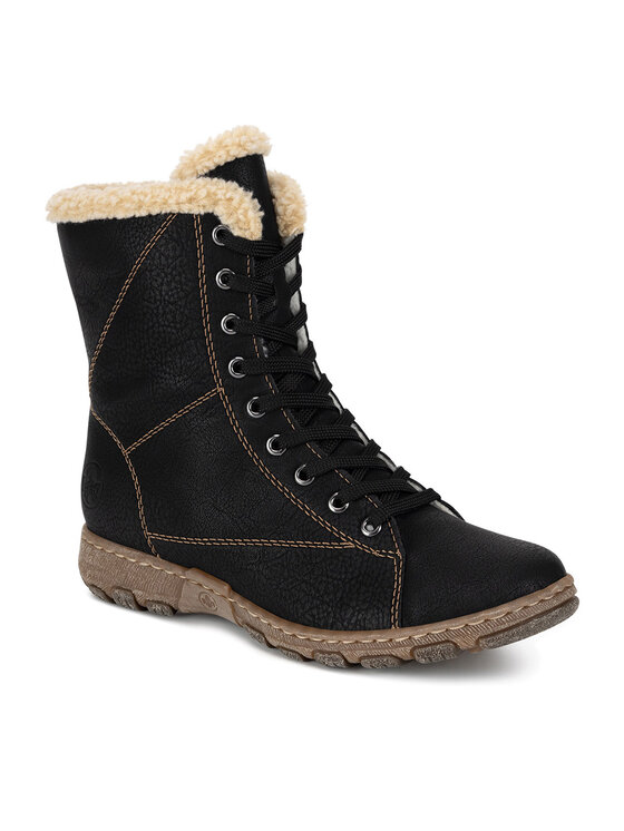 Rieker Rieker Botine Z0102-00 Negru