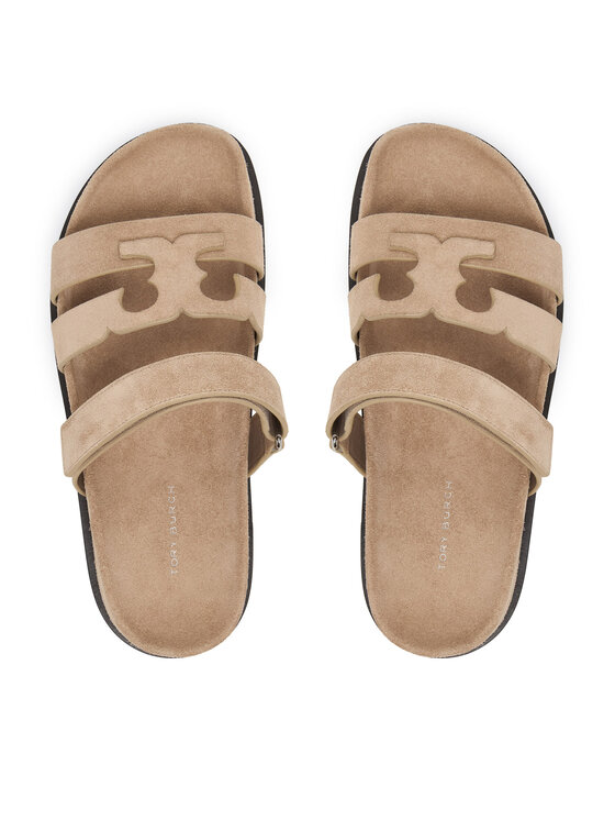 Tory Burch Tory Burch Šľapky Ines Sport Slide 163481 Svetlo hnedá