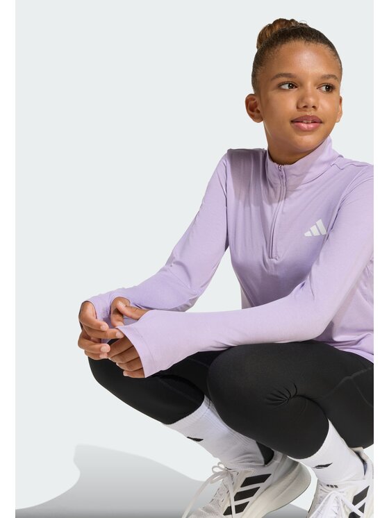 adidas adidas Longsleeve 154303 Fioletowy Regular Fit