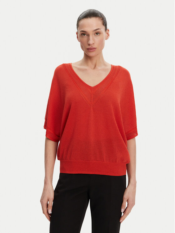 Morgan Blusa 241-MCHRIS Arancione Relaxed Fit, taglia : M