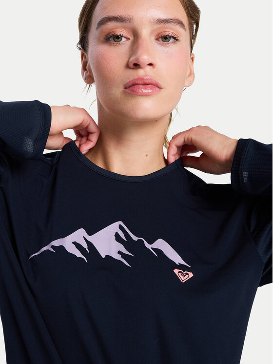 Roxy Roxy Технічна футболка Boundless Spirit 2 ERJKT04329 Чорний Regular Fit