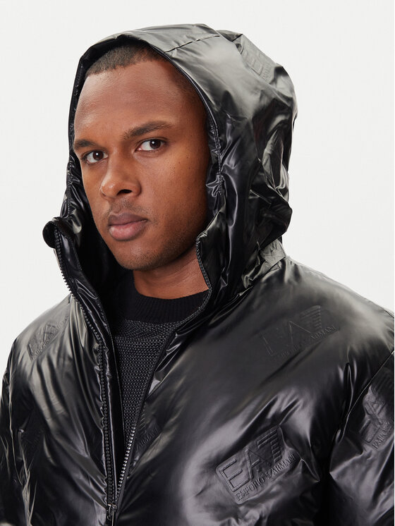 EA7 Emporio Armani EA7 Emporio Armani Jacke aus Kunstleder 7M001860 AF22699 UC001 Schwarz Regular Fit