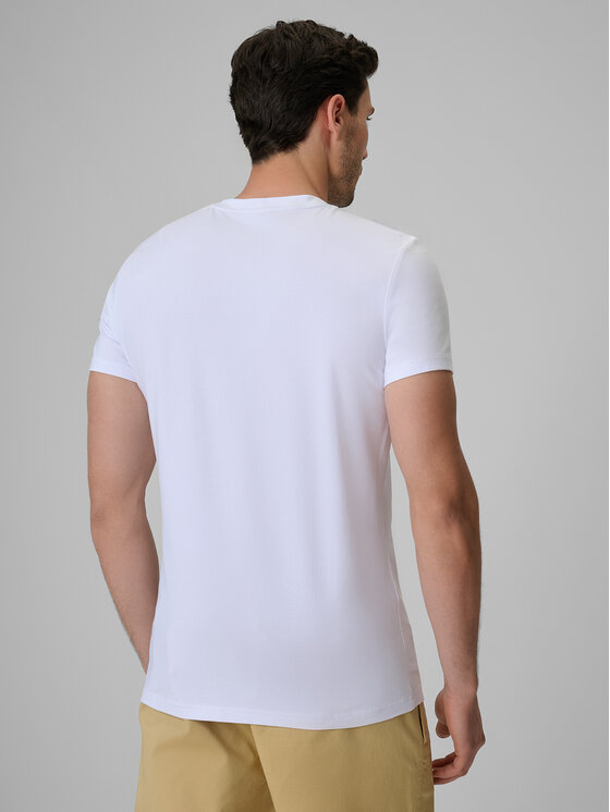 4F 4F T-Shirt LAKESIDE ESCAPE Biały Regular Fit
