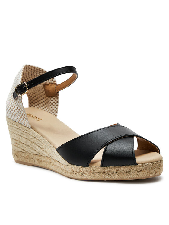 Geox Geox Espadrilles D Gelsa Low D45NGA 00085 C9999 Schwarz