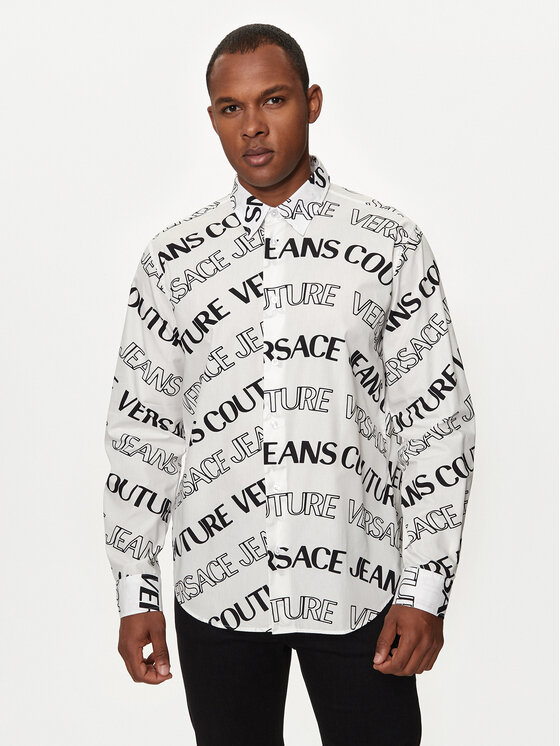 Versace Jeans Couture Košeľa 76GAL2R0 Biela Regular Fit