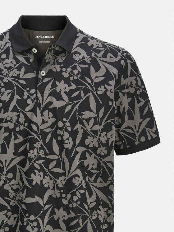 Jack&Jones Jack&Jones Polo Jeff 12269236 Μαύρο Standard Fit