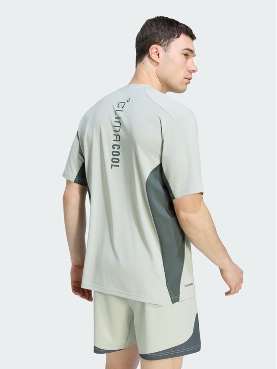 adidas adidas Koszulka techniczna 167794 Kremowy Regular Fit