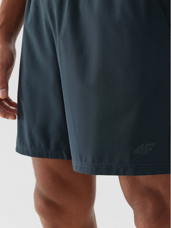 4F 4F Športové kraťasy 4FWSS24TFSHM574-22S Čierna Regular Fit
