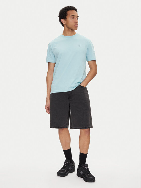 Calvin Klein Jeans Calvin Klein Jeans Tricou Painted J30J327523 Albastru celest Regular Fit