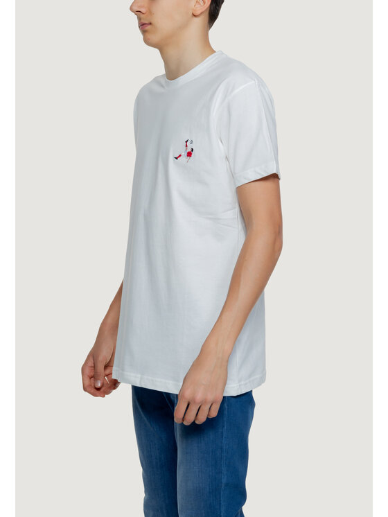 The Bomber The Bomber T-shirt The Bomber Calciatore Bianco To Fit