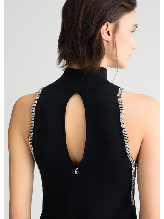 Liu Jo Liu Jo Vestito da giorno WA5040 Nero Regular Fit