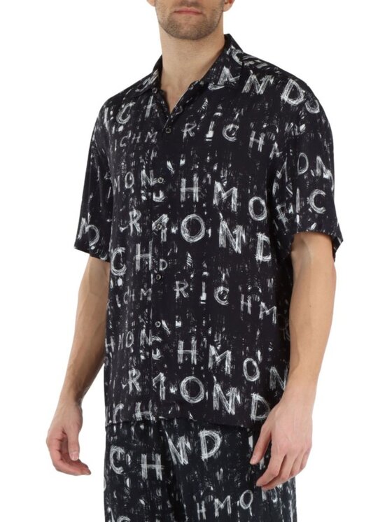 John Richmond John Richmond Camicia Camicia da uomo John Richmond Nero Regular Fit