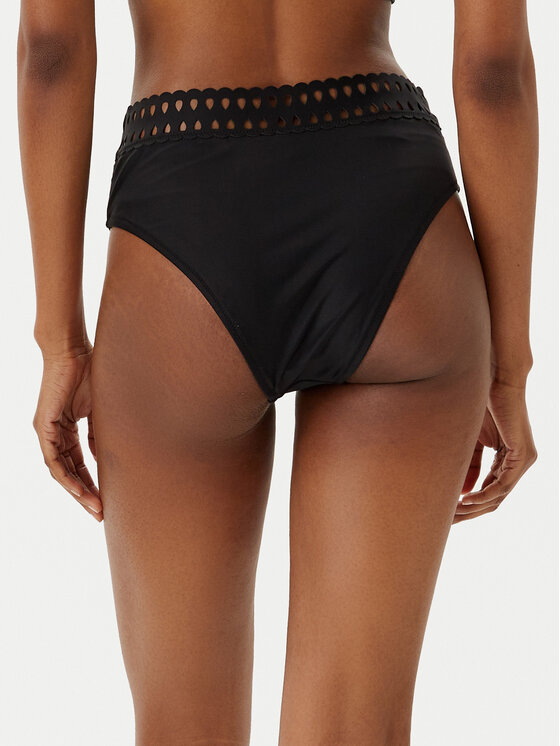 BOSS BOSS Bikinio apačia Eyelet 50540672 Juoda Regular Fit