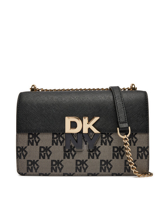 DKNY Ročna Torba Echo Sm Chain Flap R423YE31 Črna