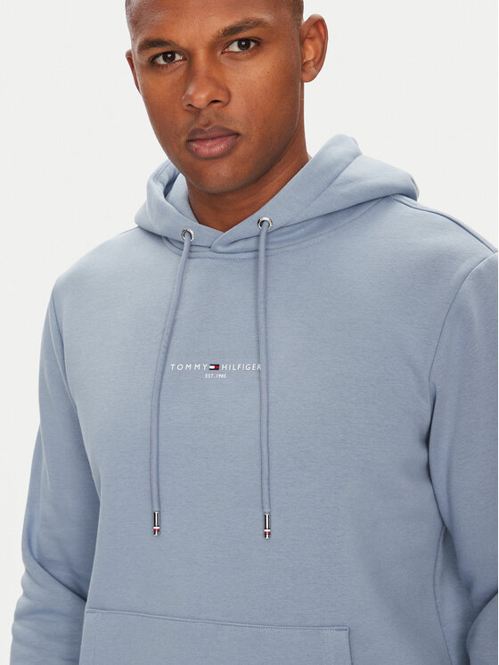 Tommy Hilfiger Tommy Hilfiger Світшот Logo MW0MW32673 Голубий Regular Fit