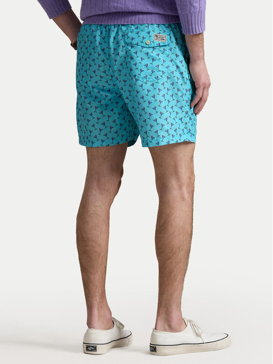 Polo Ralph Lauren Polo Ralph Lauren Pantaloni scurți pentru înot 710963824001 Albastru celest Classic Fit