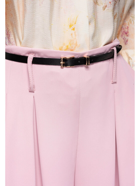 Ombre Ombre Spodnie materiałowe OW-PACP-0100 Różowy Relaxed Fit