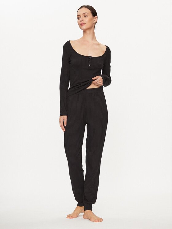 Guess Guess Jogginghose O3BB00 KBXB2 Schwarz Regular Fit