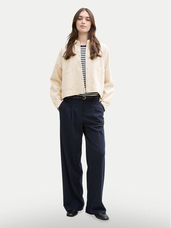 Tom Tailor Denim Tom Tailor Denim Džínsová bunda 1045500 Béžová Regular Fit