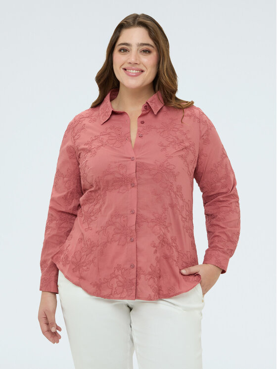 Fiorella Rubino Fiorella Rubino Camicia 5049T001453N006 Rosa Regular Fit