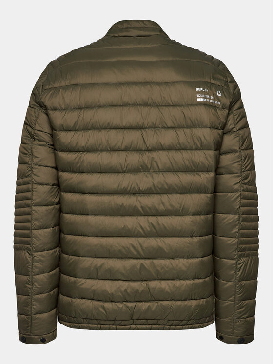 REPLAY REPLAY Демісезонна куртка M8261.000.84166D Зелений Regular Fit