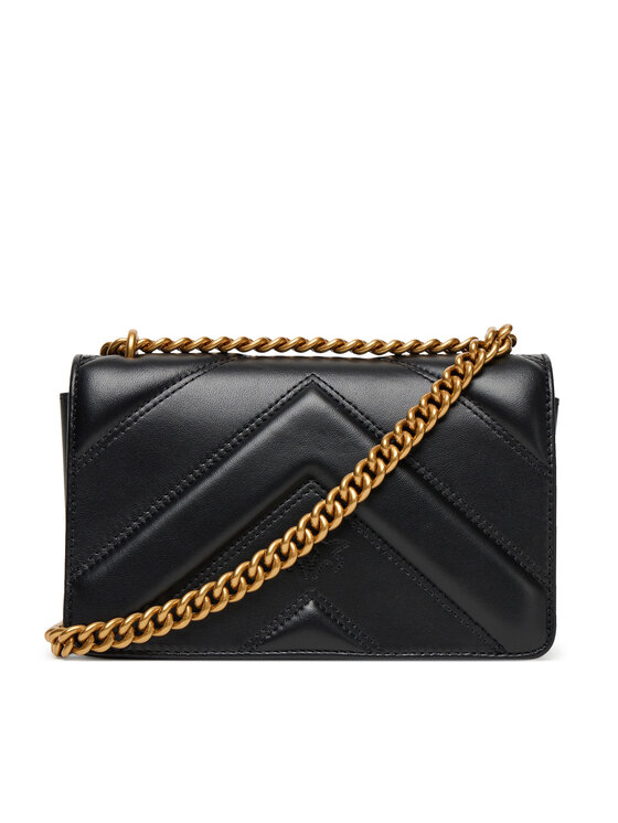 PINKO PINKO Ročna torba Love One Mini Light Dc. Al 25-26 PLTT 104550 A2OS Črna