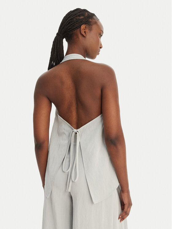 Eleh Eleh Bluză SS260092 Albastru celest Relaxed Fit