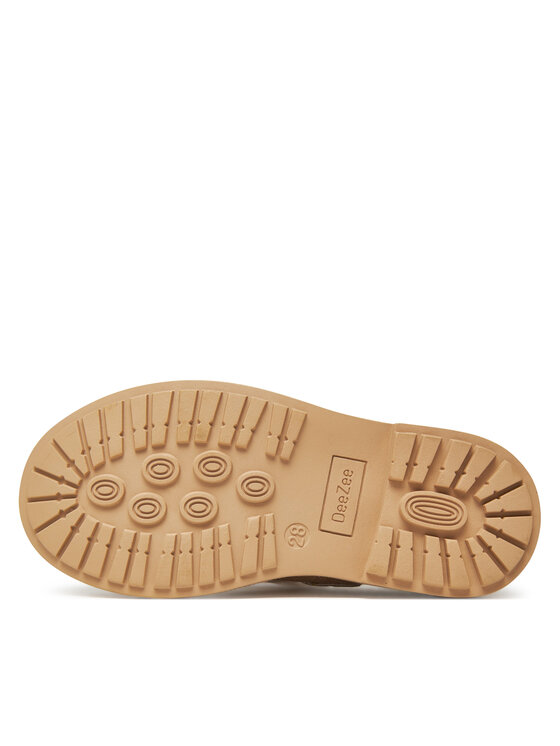 DeeZee DeeZee Półbuty CEO-CS6511-05 Złoty