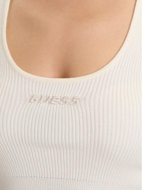 Guess Guess Top V5BP05 Z3JD2 Béžová Slim Fit