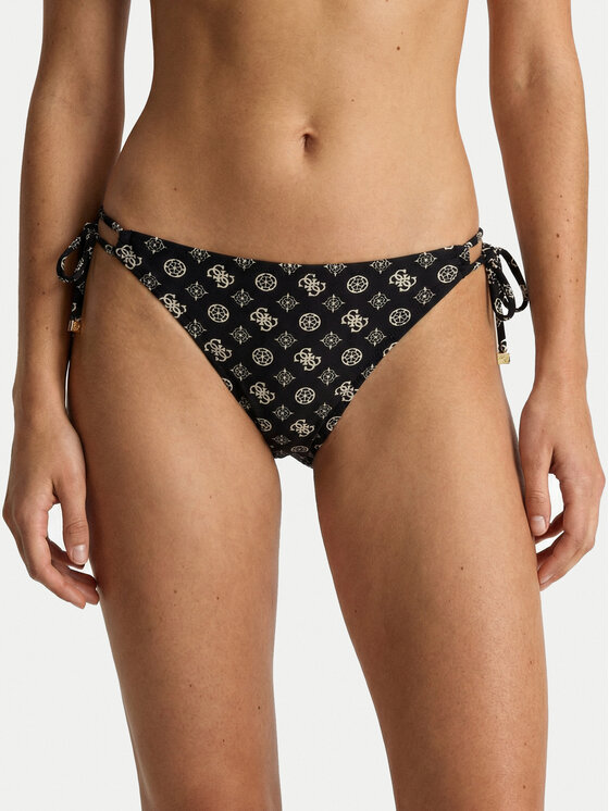 Guess Bikini partea de jos E6GO06 MC04R Negru