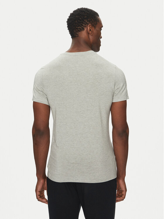 Calvin Klein Underwear Calvin Klein Underwear T-Shirt Henley LV00NM2803 Γκρι Regular Fit