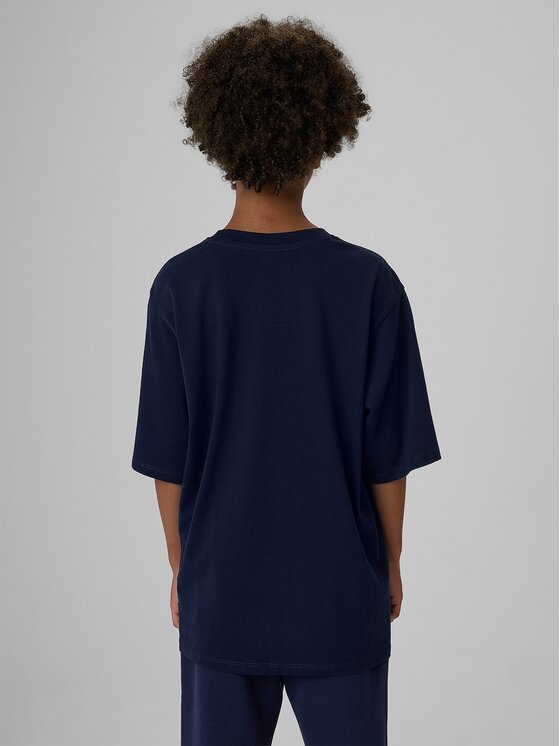 4F 4F T-Shirt 4FJRAW26TTSHM4528-31S Tmavomodrá Regular Fit