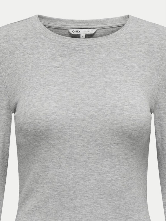 ONLY ONLY Блузка Riley 15323159 Сірий Slim Fit