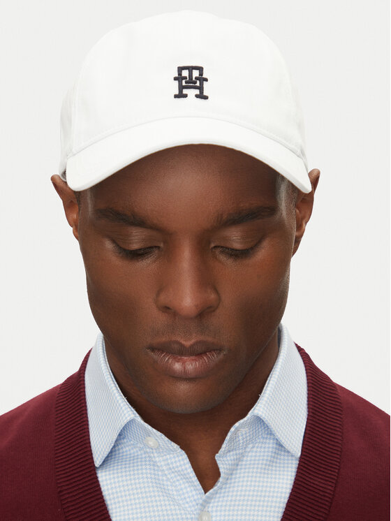 Tommy Hilfiger Tommy Hilfiger Шапка с козирка Imd Color 6 Panel AM0AM13542 Бял