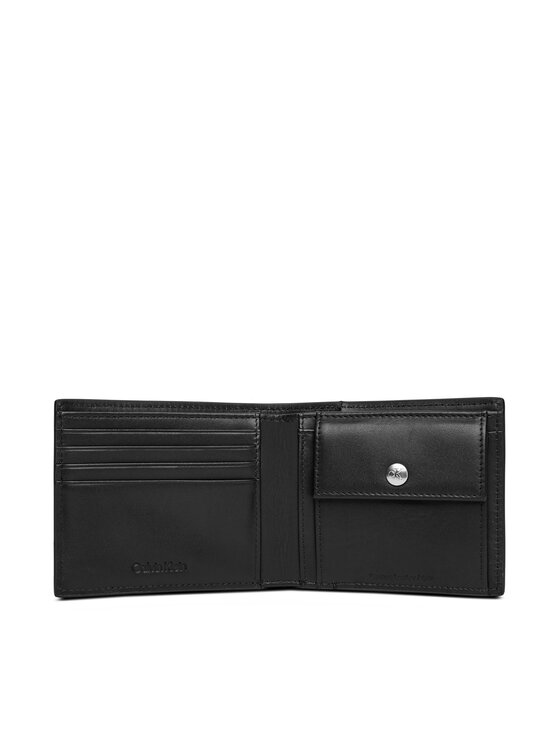 Calvin Klein Calvin Klein Μεγάλο Πορτοφόλι Ανδρικό Jeans Hardware Bifold W/Coin LV04G1082G Μαύρο