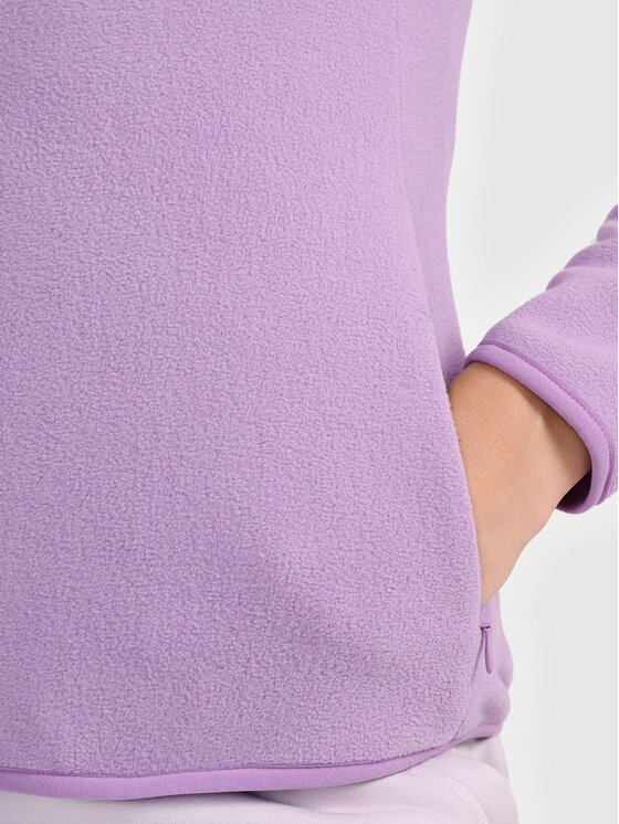 4F 4F Bluza BASIC+ Fioletowy jasny Slim Fit