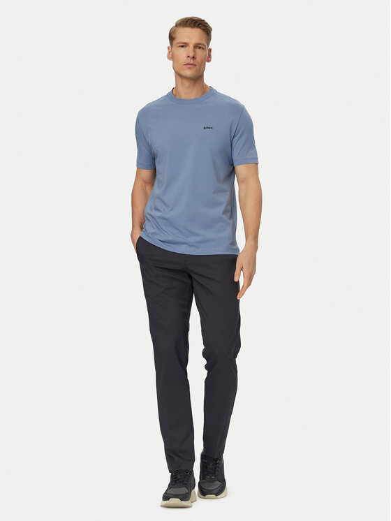 BOSS BOSS Текстилни панталони T_Phoenix Pro 50541368 Тъмносин Regular Fit