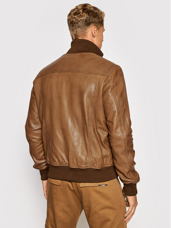Serge Pariente Serge Pariente Lederjacke Dany Braun Regular Fit