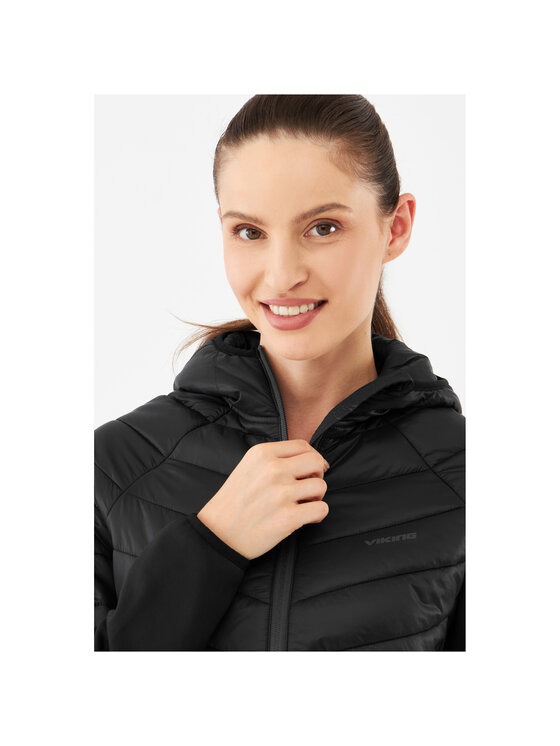 Viking Viking Kurtka przejściowa Kurtka Becky Warm Pro Polartec Primaloft Czarny Regular Fit