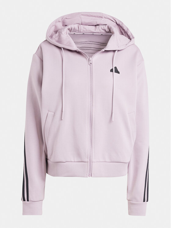 adidas adidas Sweatshirt Future Icons 3-Stripes IS3681 Violett Loose Fit