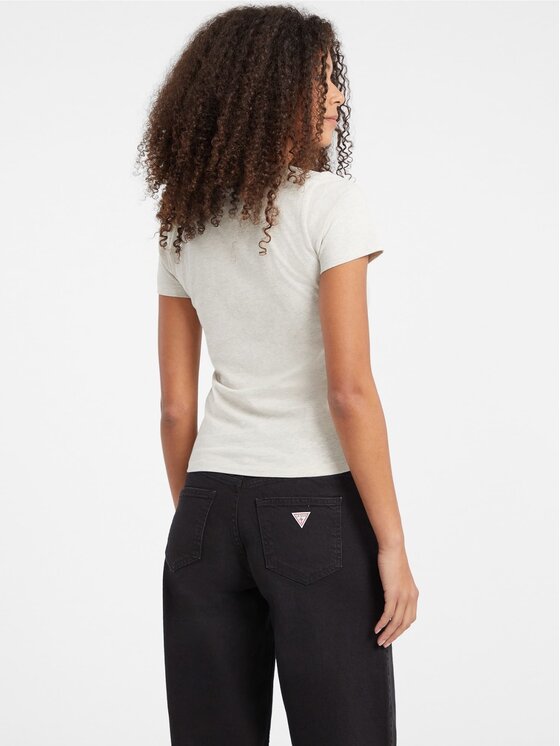Guess Jeans Guess Jeans T-Shirt 178650 Šedá Classic Fit