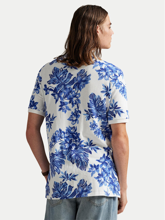 Polo Ralph Lauren Polo Ralph Lauren Polo marškinėliai 710P04013001 Mėlyna Custom Slim Fit