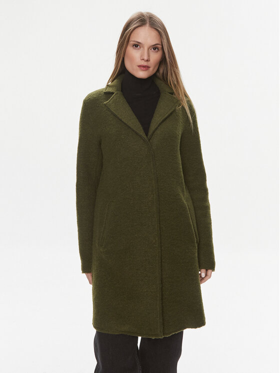 Culture Culture Вовняне пальто Cubirgith 50106972 Зелений Classic Fit