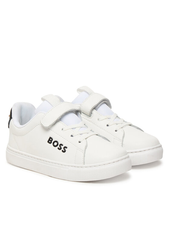 BOSS BOSS Sneakersy J52824 D Bílá