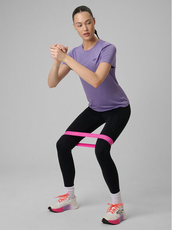 4F 4F Koszulka techniczna MULTI ACTIVE Fioletowy Regular Fit