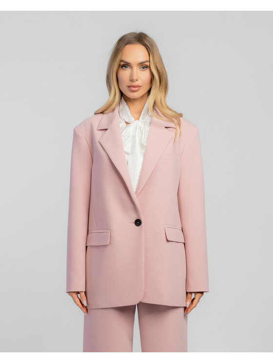 Salme Salme Oblek Adela Ružová Regular Fit